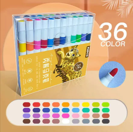 Kids’ Doodle Acrylic Markers – Waterproof & Quick-Drying