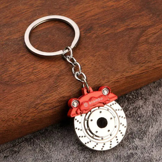 Brake Disc Hub Caliper Keychains