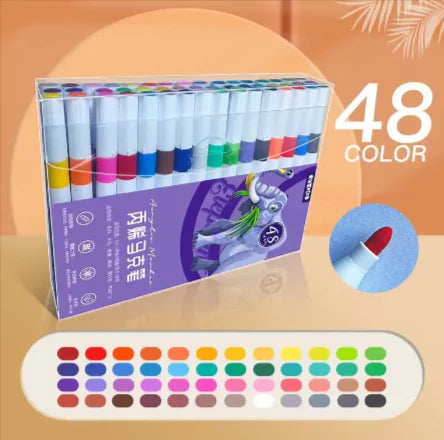 Kids’ Doodle Acrylic Markers – Waterproof & Quick-Drying