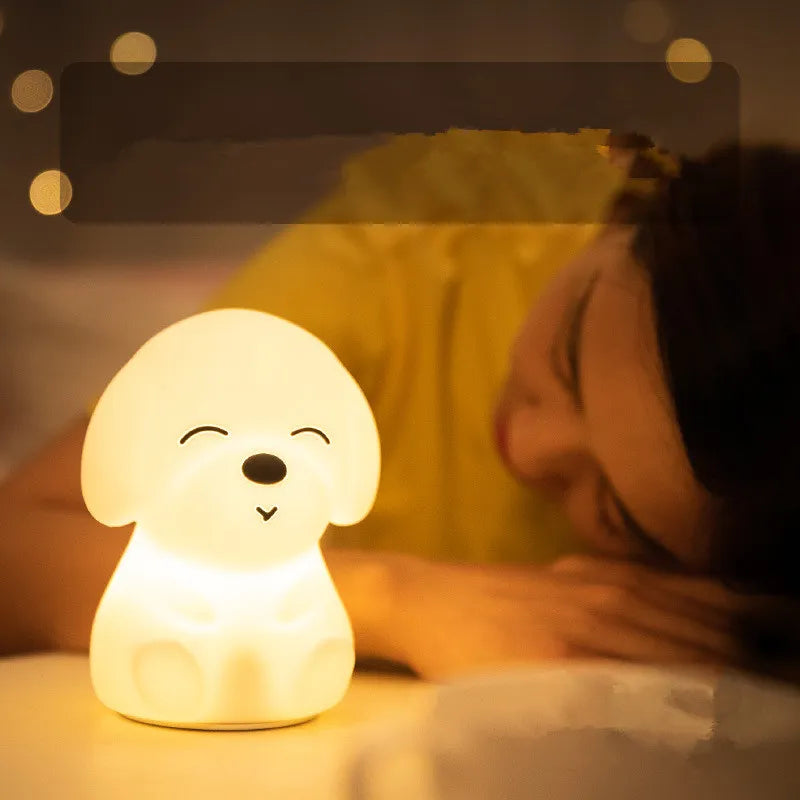 Silicone Puppy Night Light