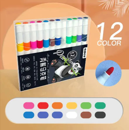 Kids’ Doodle Acrylic Markers – Waterproof & Quick-Drying