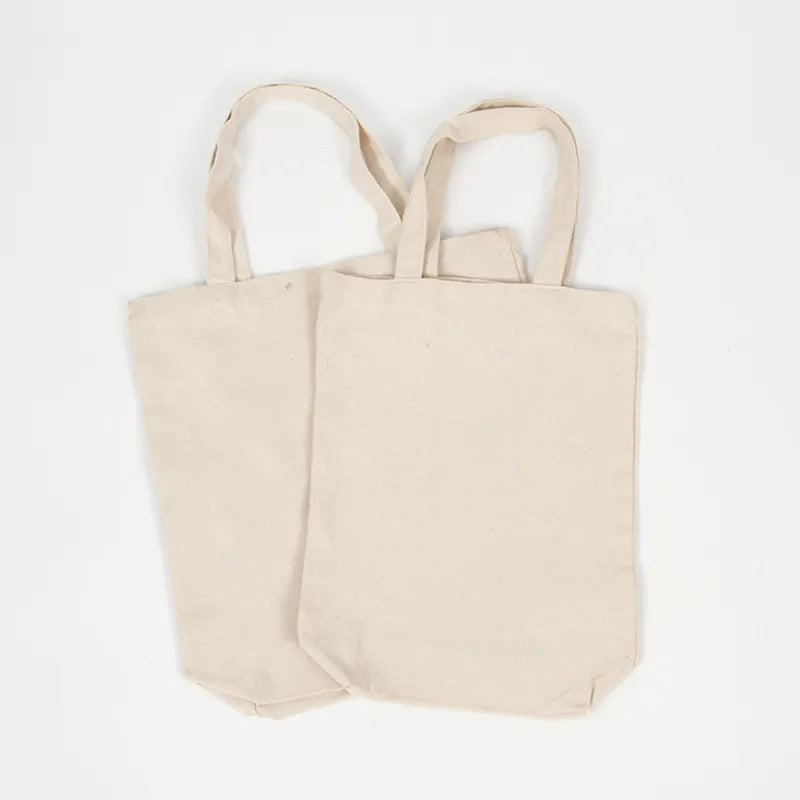 Cotton Blank Tote Canvas Bag Folding Shopping Bag