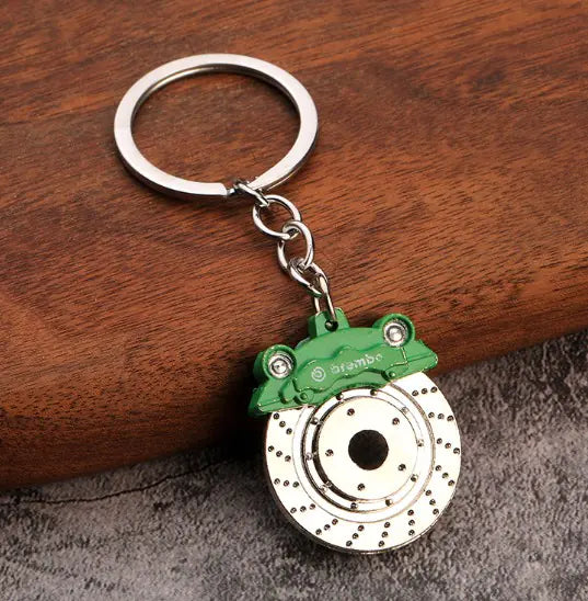 Brake Disc Hub Caliper Keychains