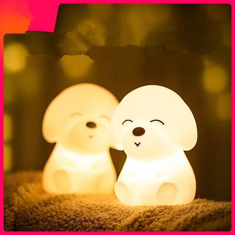 Silicone Puppy Night Light