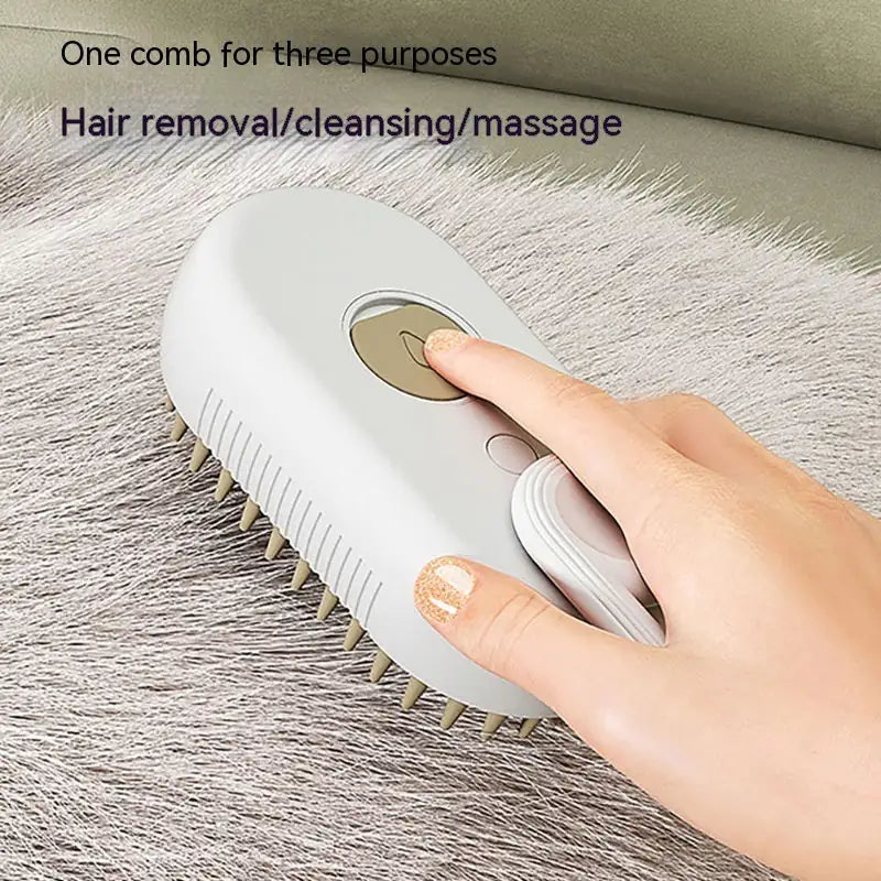 Cat Steam Brush Steamy Dog Brush 3 In 1 Electric Spray Cat Hair Brushes For Massage Pet Grooming Comb Hair Removal Combs Pet Products